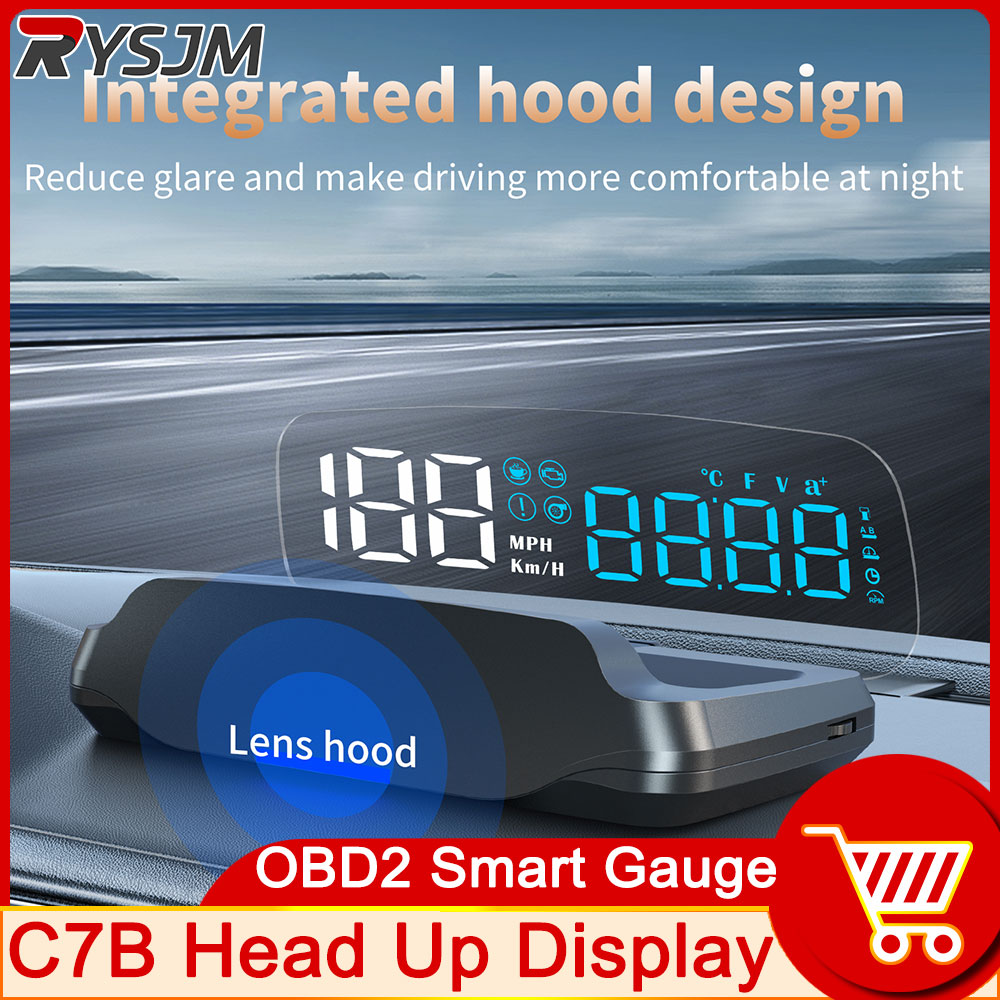 Obd2 Hud Speedometer Projector - C7B OBD2 HUD รถ Head Up