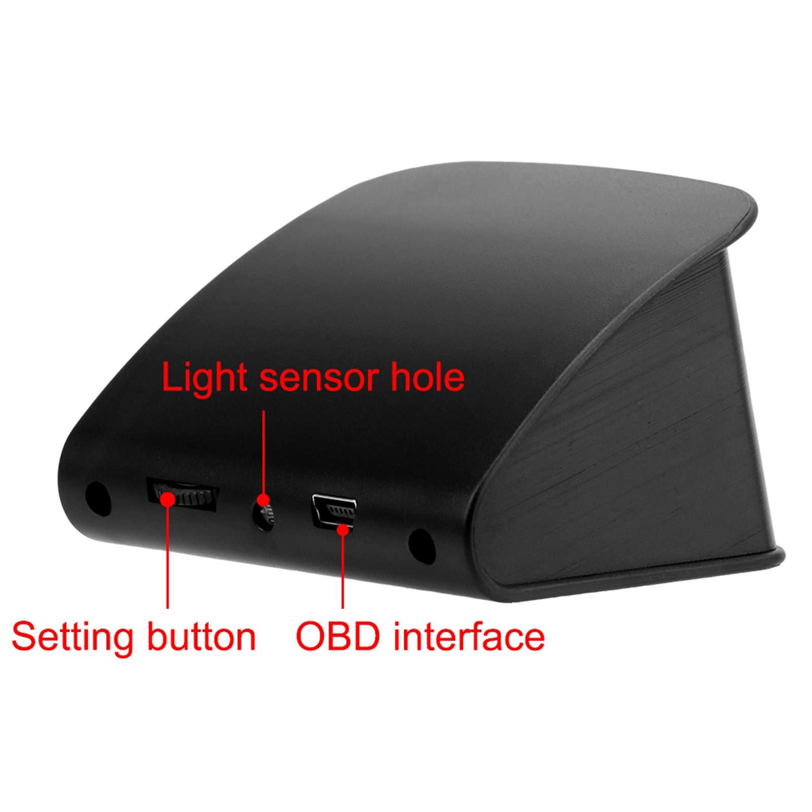 Hud Speedometer Digital Universal - จอแสดงผลบนกระจกหน้ารถยนต์แบบดิจิตอล GPS พร้อมฟังก์ชั่นทดสอบความเร็ว