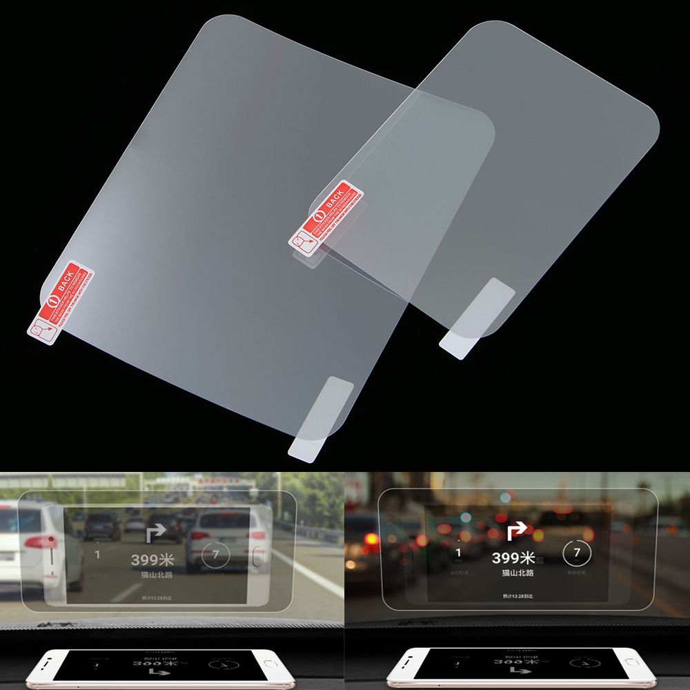 Hud Reflection Film Windshield - ฟิล์มสะท้อนแสงคุณภาพสูงสำหรับจอแสดงผลบนกระจกหน้ารถ (HUD) สติ๊กเกอร์ติดกระจกหน้ารถแบบโปร่งใส อุปกรณ์ตกแต่งรถยนต์