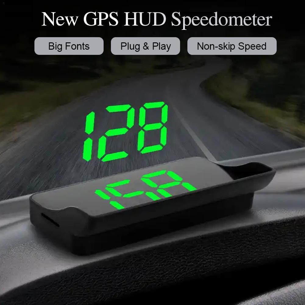 Car Hud Head Up Display Gps - ระบบ GPS ติดกระจกหน้ารถยนต์2024 KMH จอแสดงผลบนกระจกหน้ารถอุปกรณ์เสริมอิเล็กทรอนิกส์สำหรับรถยนต์ทุกคัน