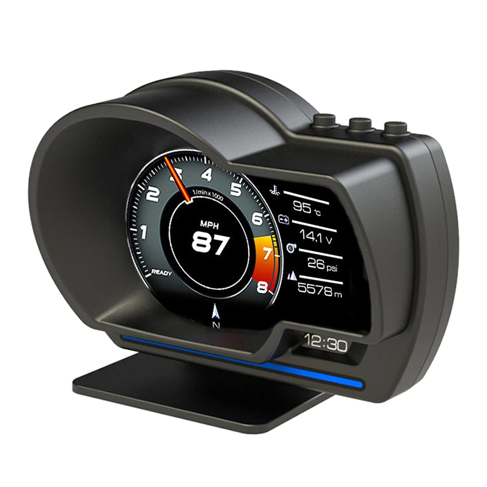เครื่องมือวัดความเร็ว GPS OBD2 - Hud Obd2 Multi Function Alarm บทวิจารณ์และราคา