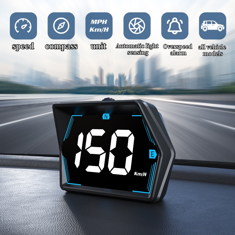 2024 ใหม่ HUD GPS Speedometer  - Hud Speedometer Digital Universal บทวิจารณ์และราคา