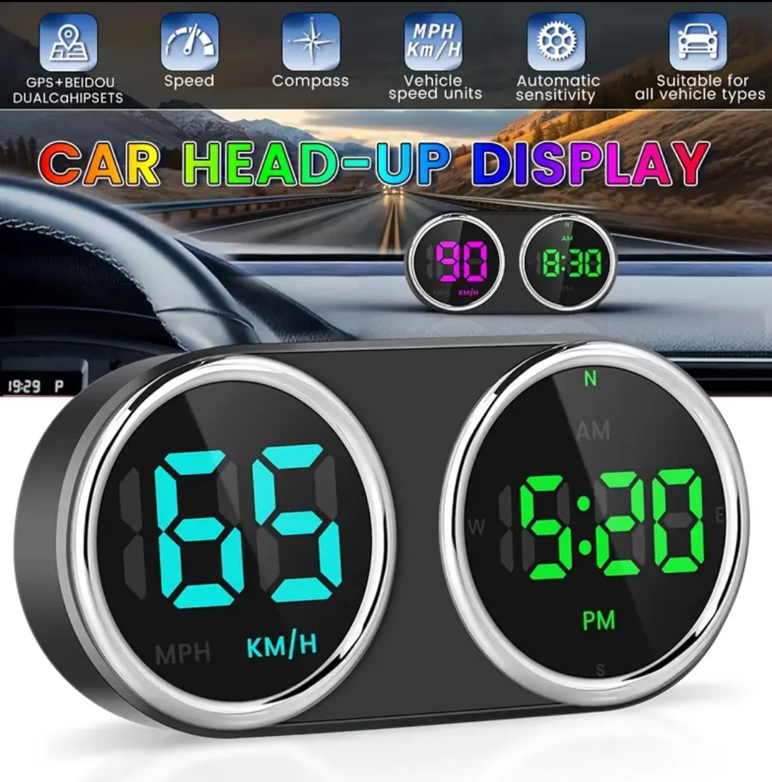 รถยนต์รถจักรยานยนต์นาฬิกาอิเล็ - Car Heads Up Display Navigation บทวิจารณ์และราคา