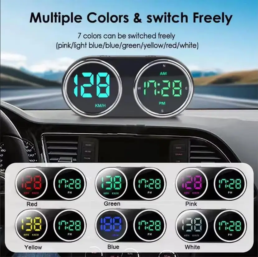 รถยนต์รถจักรยานยนต์นาฬิกาอิเล็ - Car Heads Up Display Navigation บทวิจารณ์และราคา