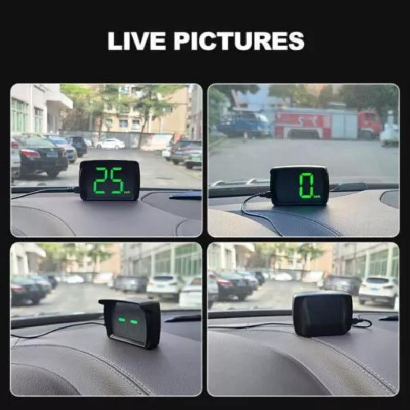 จอแสดงผลบนกระจกรถยนต์ HUD แสดง - Hud Speedometer Digital Universal บทวิจารณ์และราคา
