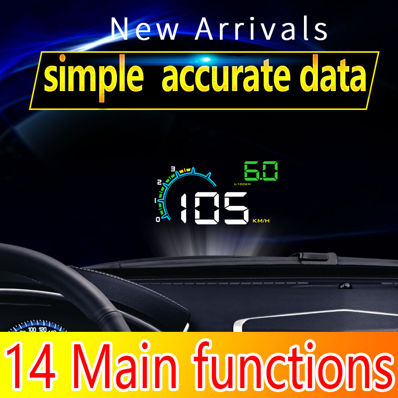 ปลั๊กแอนด์เพลย์พร้อมระบบแจ้งเต - Hud Obd2 Multi Function Alarm บทวิจารณ์และราคา