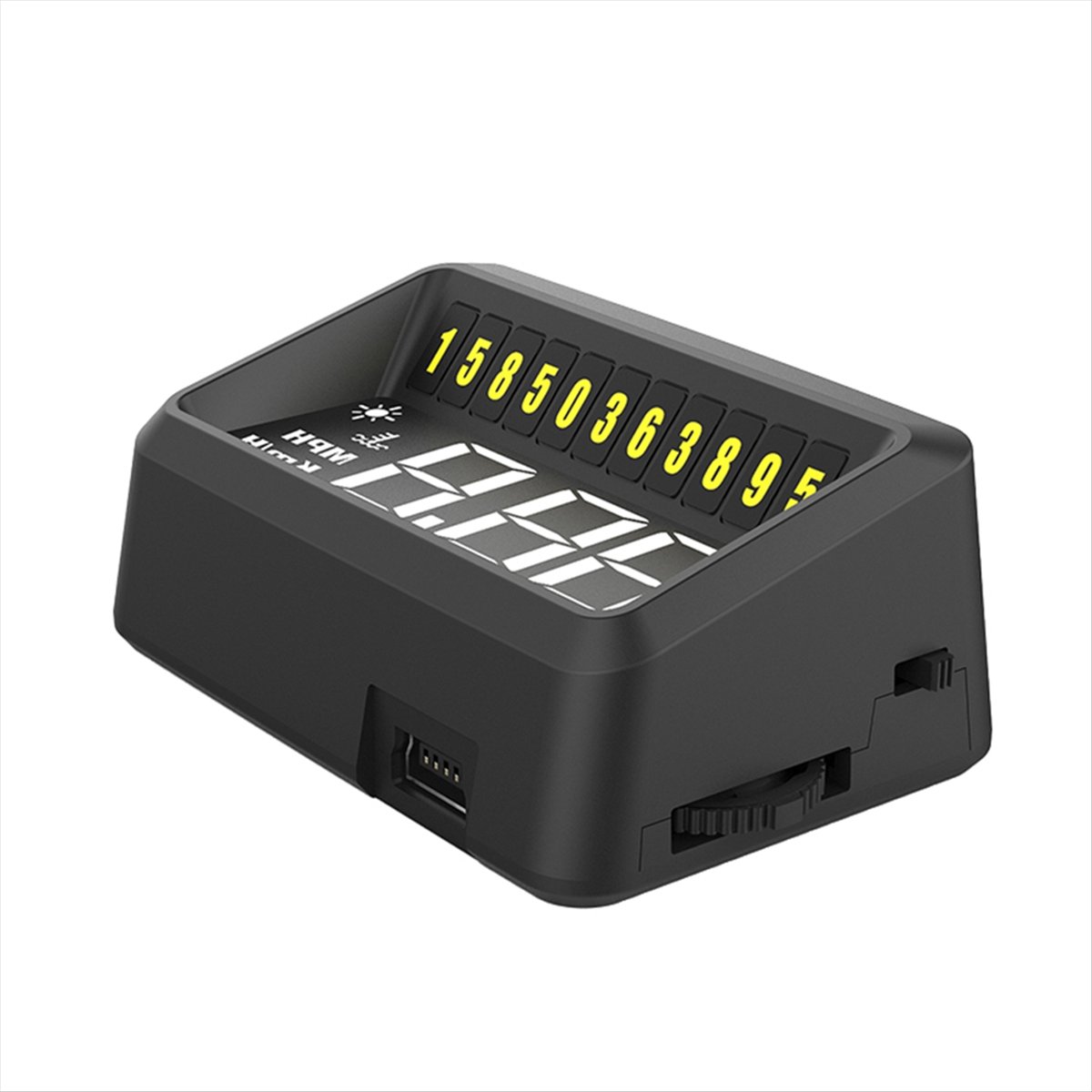 จอแสดงผลบนกระจกหน้ารถ HUD แบบโ - Obd2 Hud Speedometer Projector บทวิจารณ์และราคา
