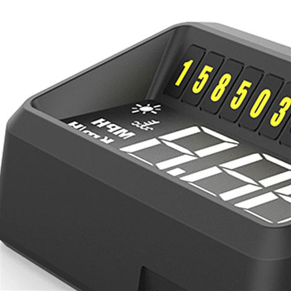 จอแสดงผลบนกระจกหน้ารถ HUD แบบโ - Obd2 Hud Speedometer Projector บทวิจารณ์และราคา