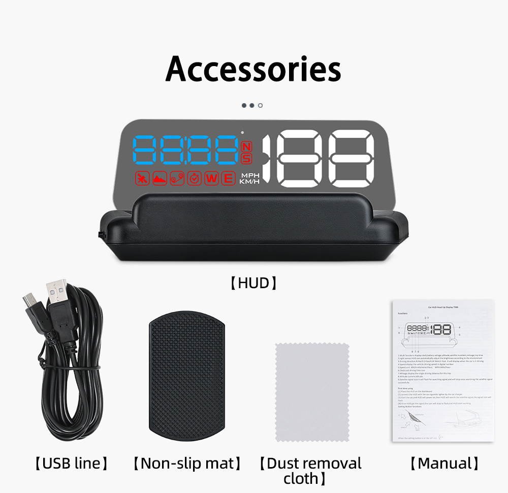C500/T900, OBD/GPS HUD จอแสดงผ - Car Heads Up Display Navigation บทวิจารณ์และราคา