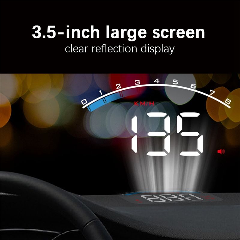 จอแสดงผลบนกระจกหน้ารถ A13F-HUD - Obd2 Hud Speedometer Projector บทวิจารณ์และราคา