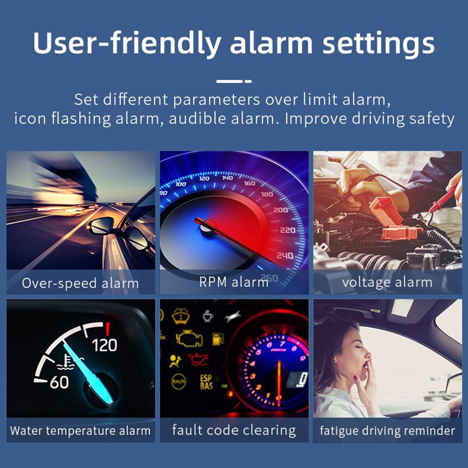 จอภาพติดรถยนต์ แดชบอร์ดดิจิตอล - Hud Speedometer Digital Universal บทวิจารณ์และราคา