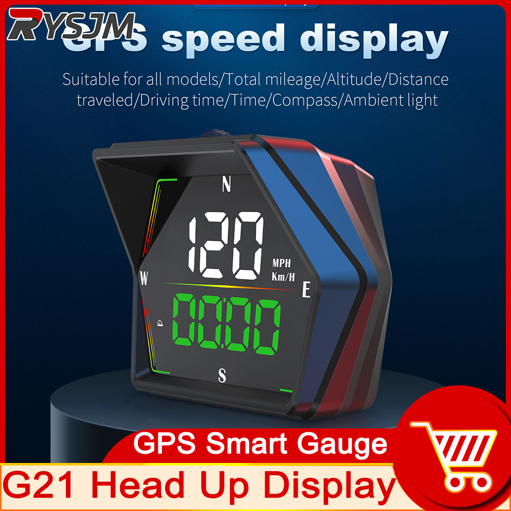รถ Head Up Display G21 GPS HUD - Car Heads Up Display Navigation บทวิจารณ์และราคา