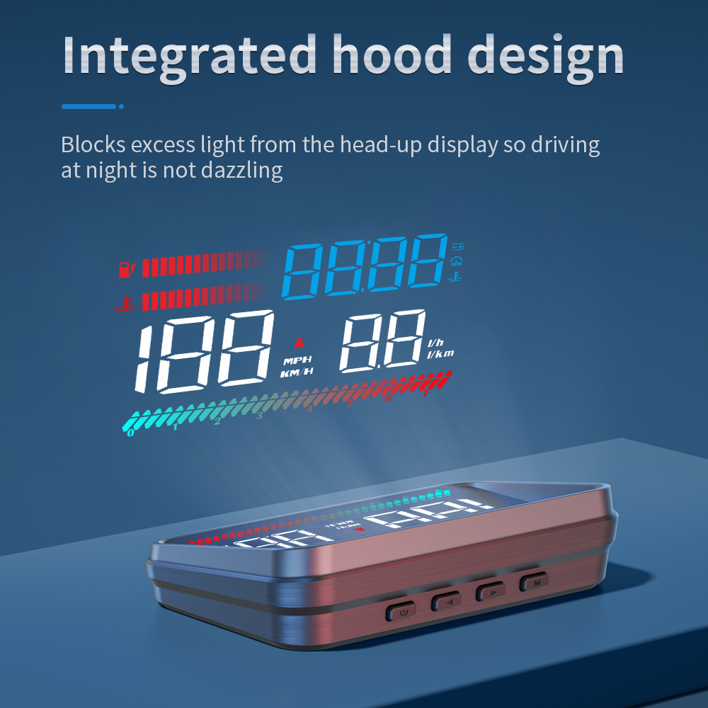 ปลั๊กแอนด์เพลย์ จอแสดงผลดิจิตอ - Hud Obd2 Multi Function Alarm บทวิจารณ์และราคา