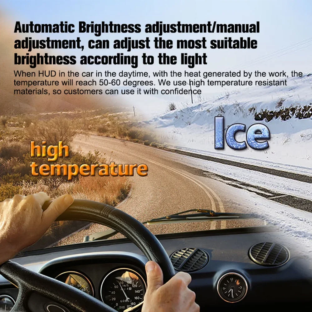 D5000 OBD2 เครื่องมือวินิจฉัย  - Obd2 Hud Speedometer Projector บทวิจารณ์และราคา