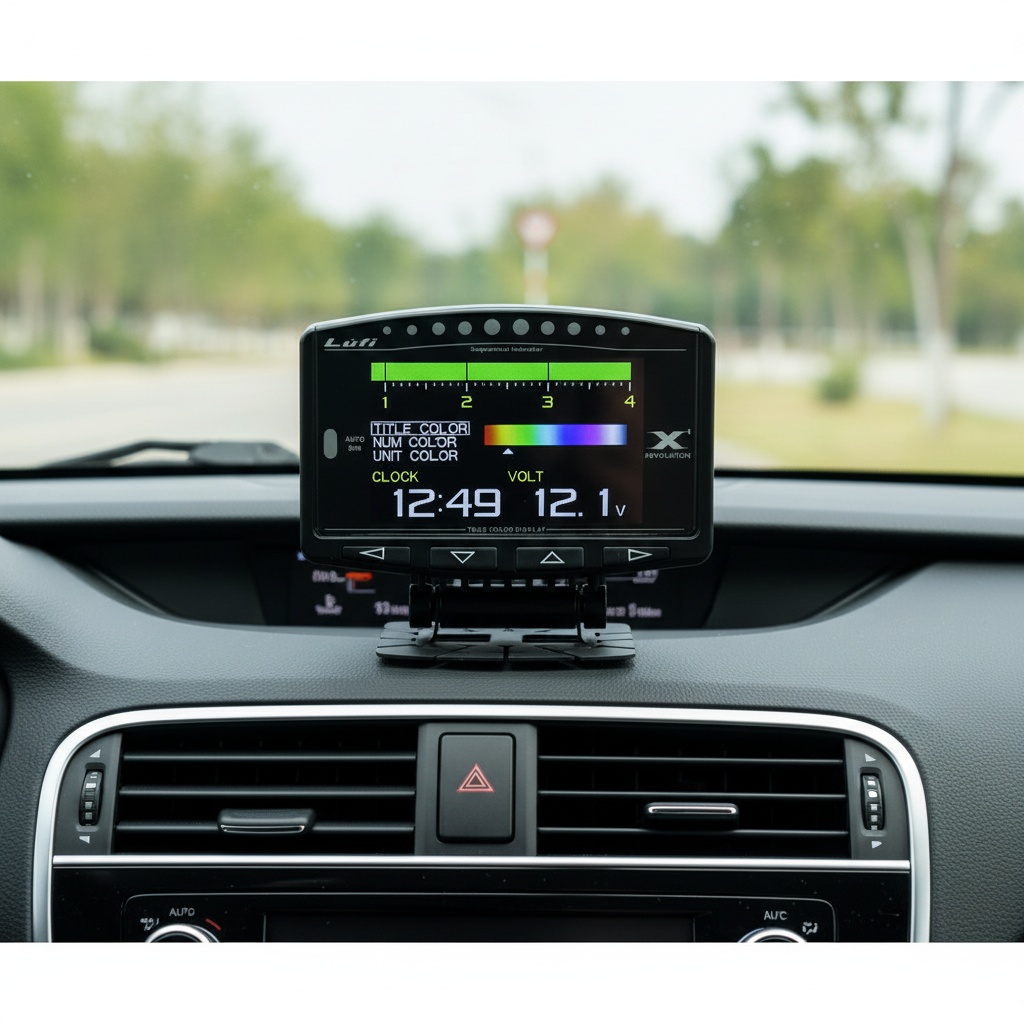 เกจวัดดิจิตอล Lufi X1 OBD2 สำห - Hud Display With Tire Pressure บทวิจารณ์และราคา