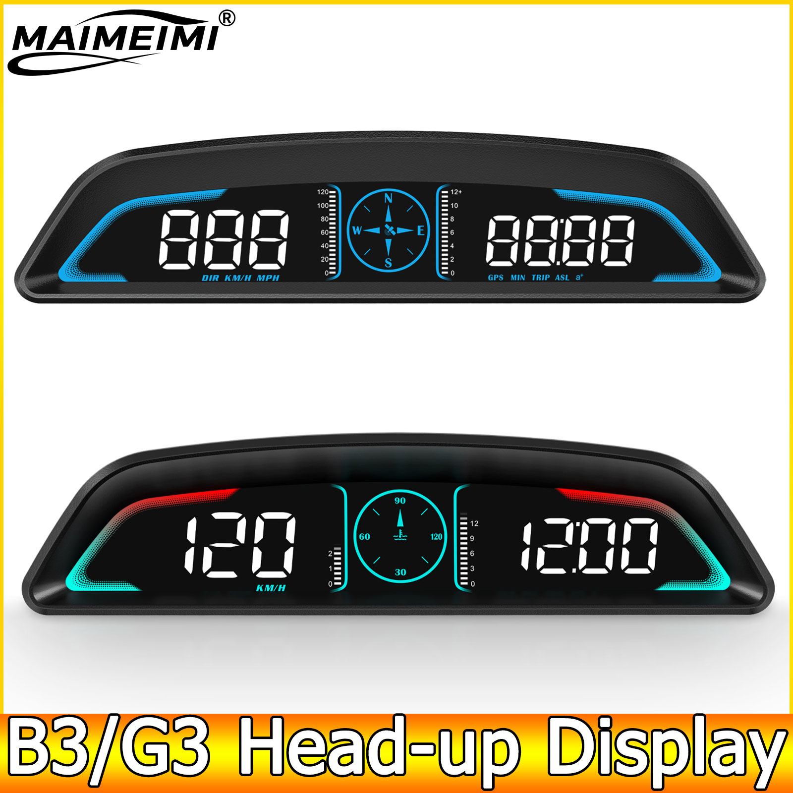 จอแสดงผลบนกระจกหน้ารถ AD Car B - Hud Obd2 Multi Function Alarm บทวิจารณ์และราคา