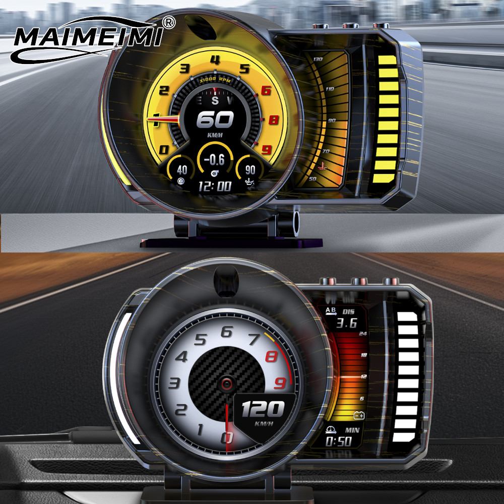 P28 OBD2+GPS+RGB อุปกรณ์ HUD อ - Hud Obd2 Multi Function Alarm บทวิจารณ์และราคา