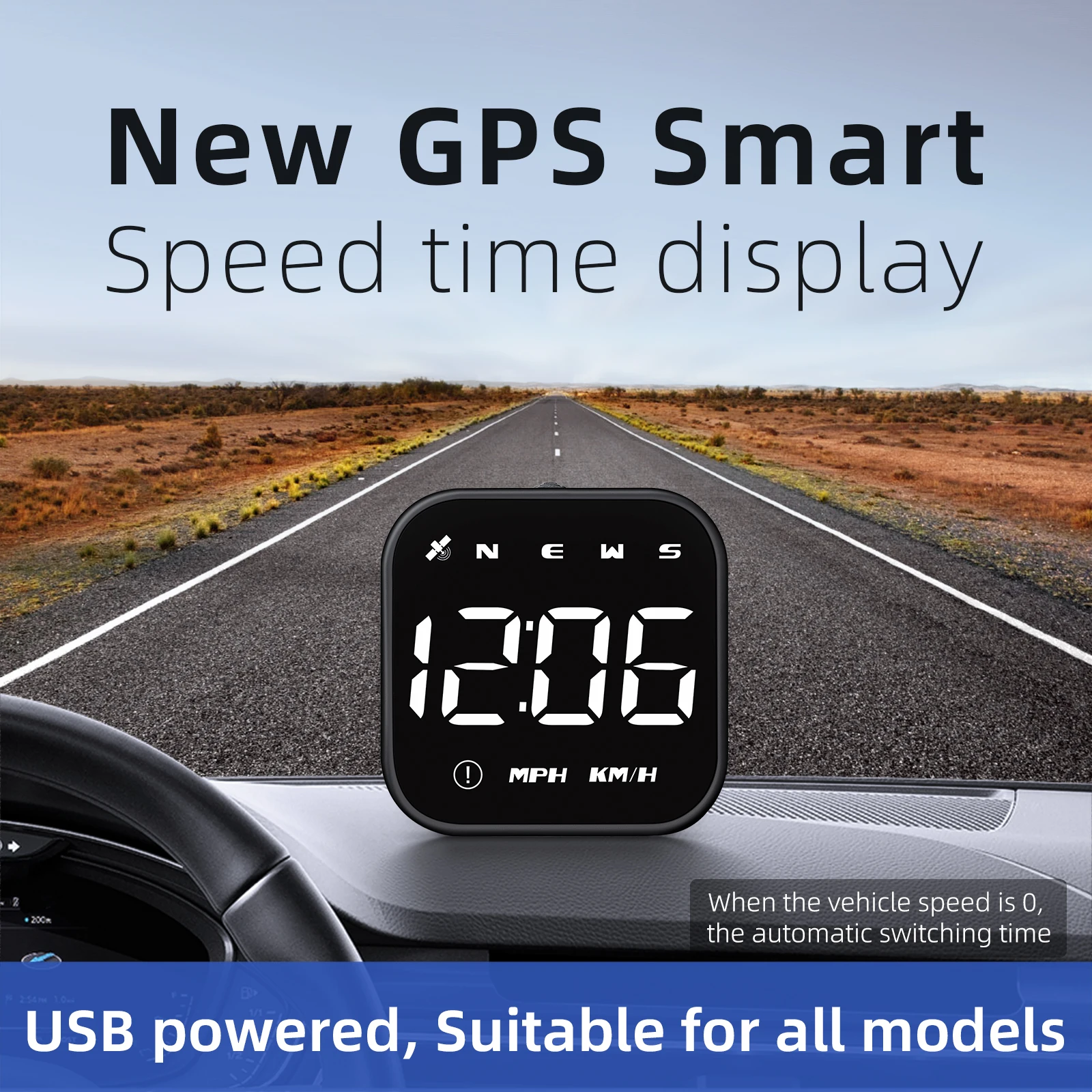จอแสดงผล GPS บนกระจกรถยนต์ แสด - Car Heads Up Display Navigation บทวิจารณ์และราคา