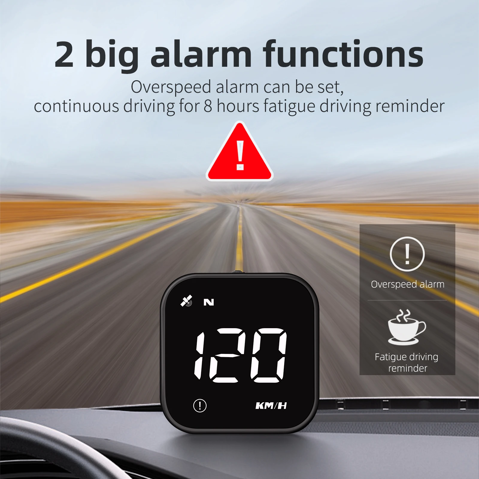 จอแสดงผล GPS บนกระจกรถยนต์ แสด - Car Heads Up Display Navigation บทวิจารณ์และราคา