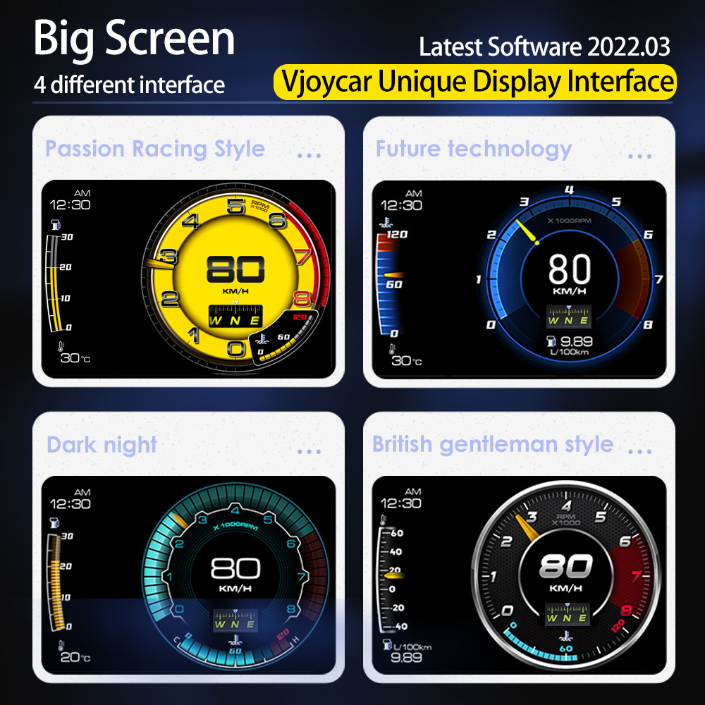 Vjoy Hawk 3.0รถ HUD Multi-Func - Hud Obd2 Multi Function Alarm บทวิจารณ์และราคา