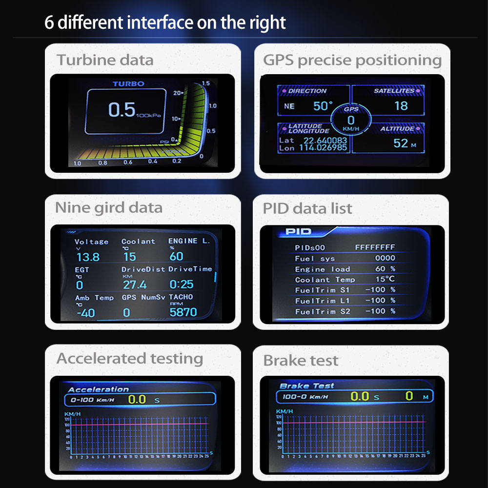 Vjoy Hawk 3.0รถ HUD Multi-Func - Hud Obd2 Multi Function Alarm บทวิจารณ์และราคา