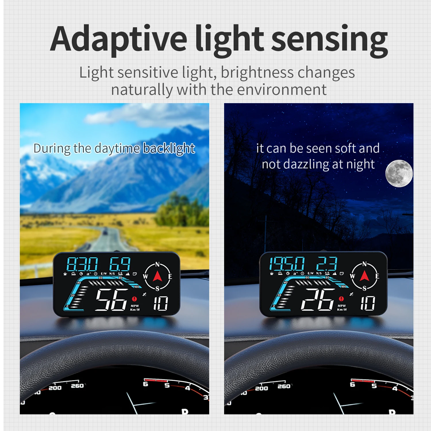 ใหม่ G12 จอแสดงผล HUD GPS แบบเ - Car Hud Head Up Display Gps บทวิจารณ์และราคา
