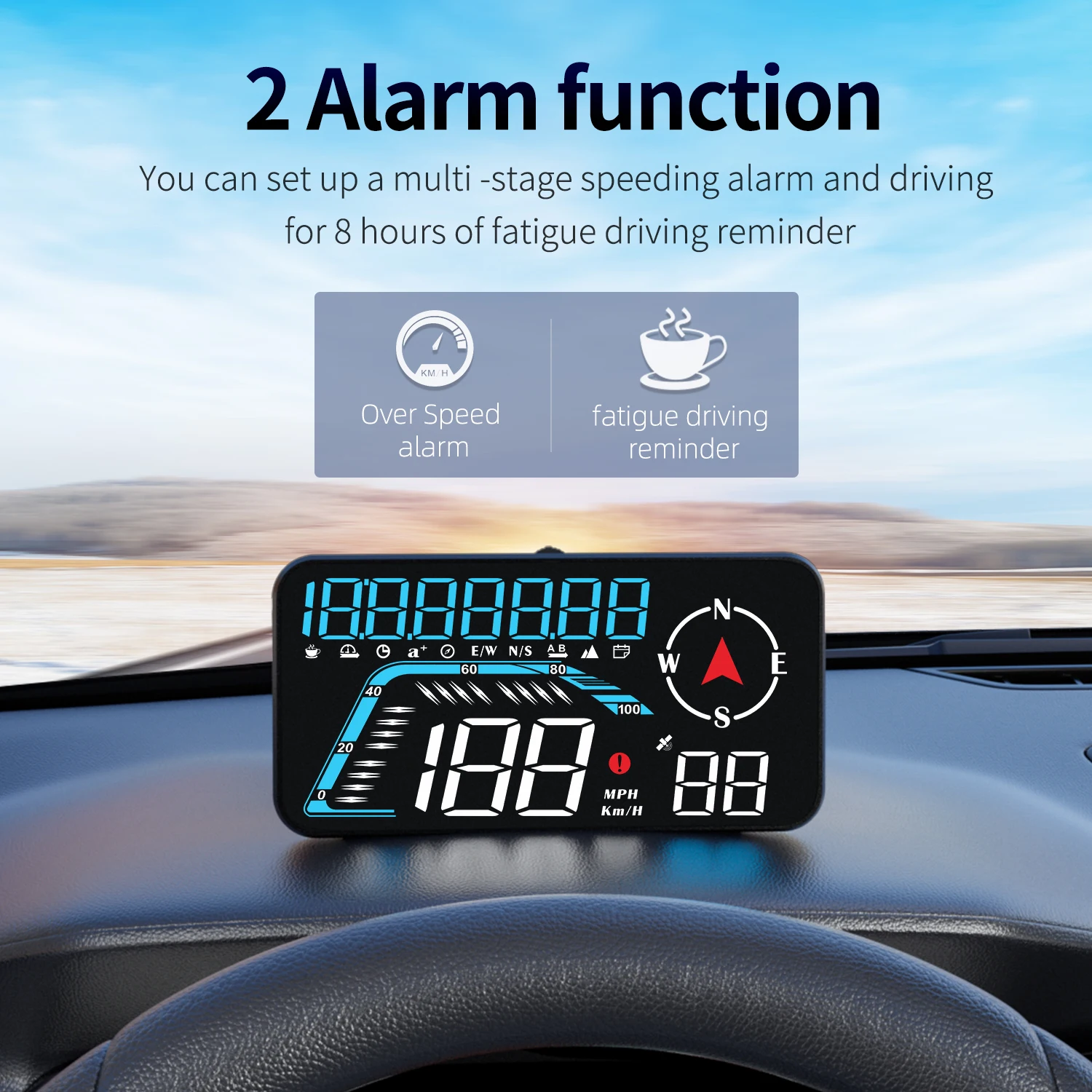 ใหม่ G12 จอแสดงผล HUD GPS แบบเ - Car Hud Head Up Display Gps บทวิจารณ์และราคา