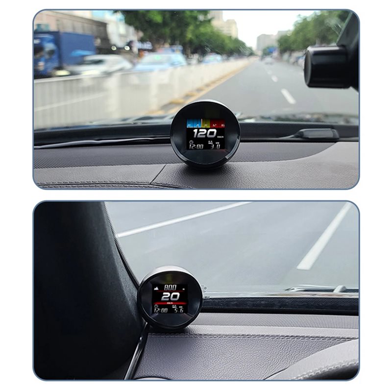 AEA6-จอแสดงผลบนกระจกหน้ารถแบบส - Hud Speedometer Digital Universal บทวิจารณ์และราคา