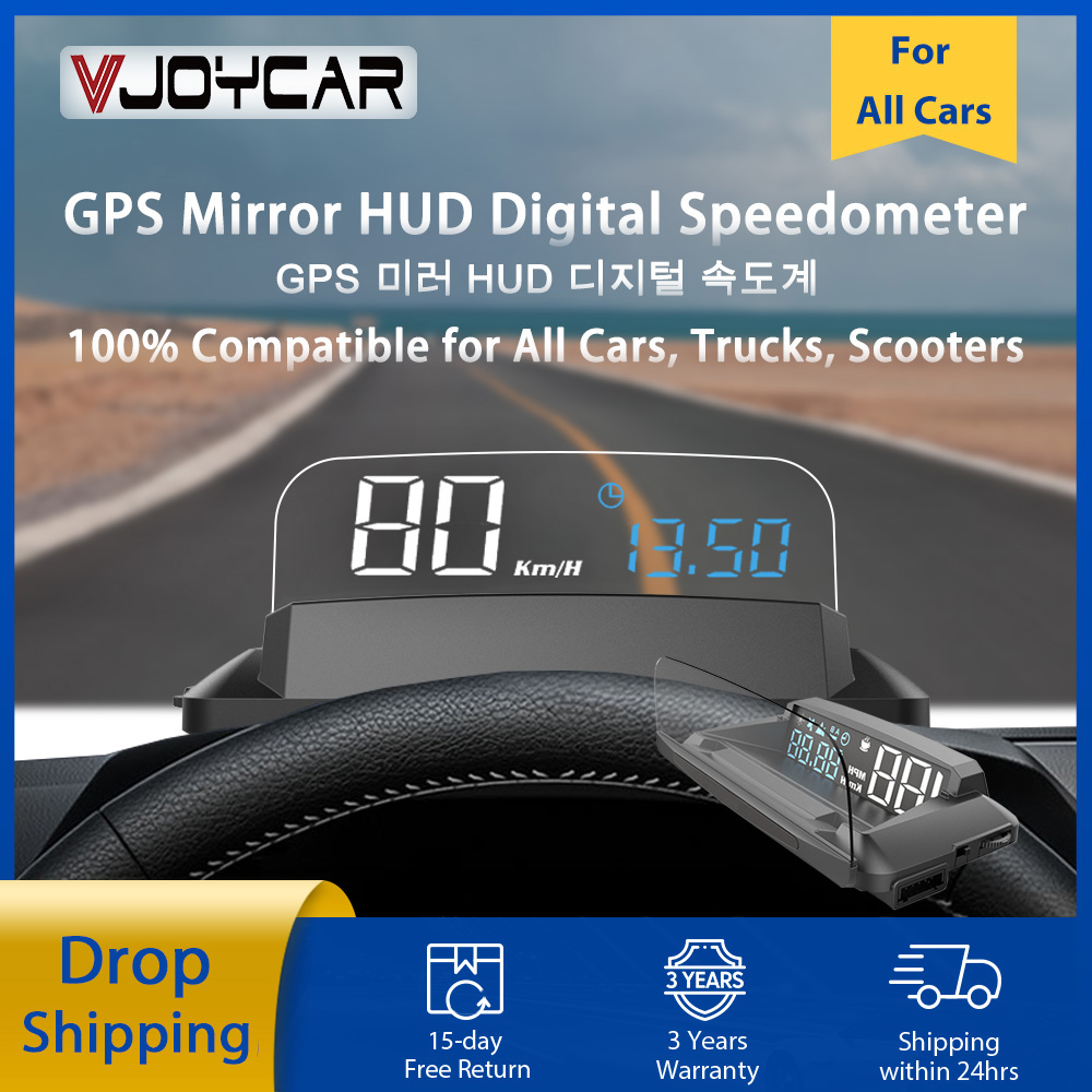 รถ GPS Speedometer KMH MPH HUD - Car Heads Up Display Navigation บทวิจารณ์และราคา
