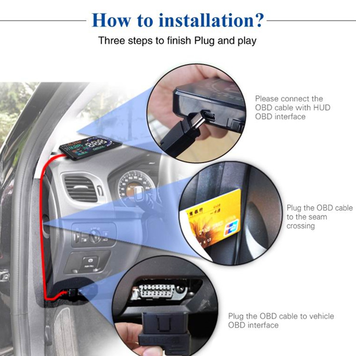 OBD2 HUD รถ Head Up จอแสดงผล A - Obd2 Hud Speedometer Projector บทวิจารณ์และราคา