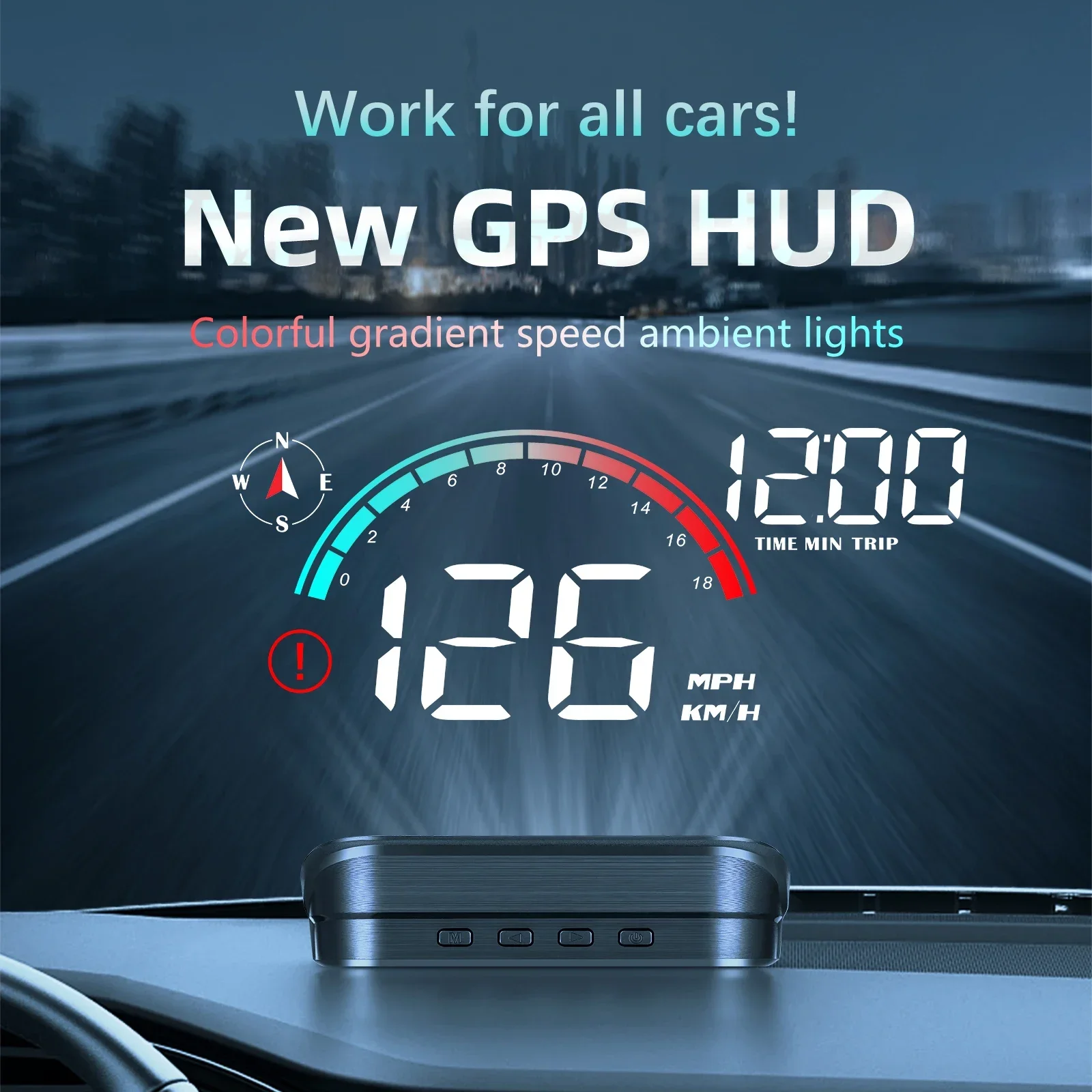 M22 A8 M8 จอแสดงผลความเร็ว HUD - Car Hud Head Up Display Gps บทวิจารณ์และราคา