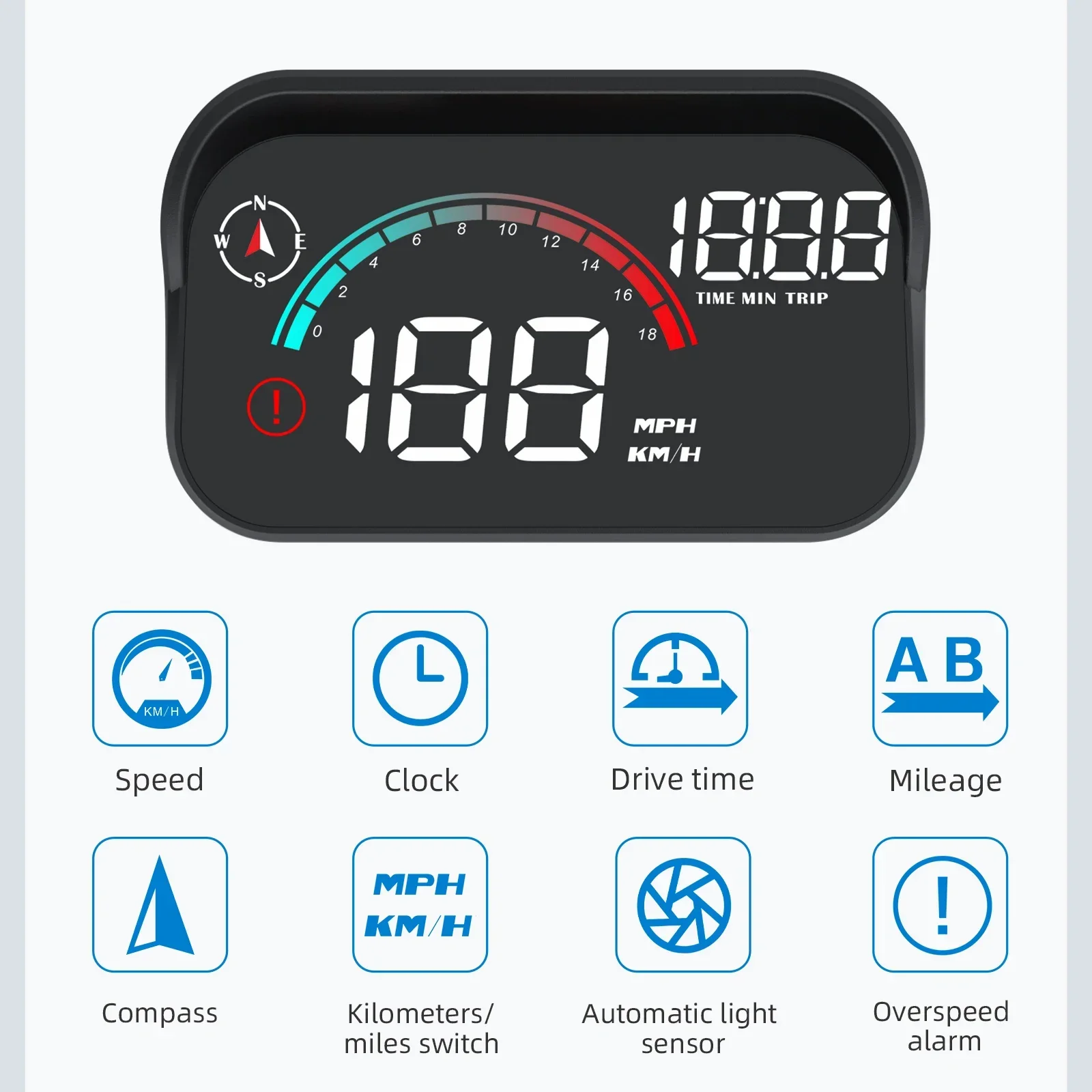 M22 A8 M8 จอแสดงผลความเร็ว HUD - Car Hud Head Up Display Gps บทวิจารณ์และราคา