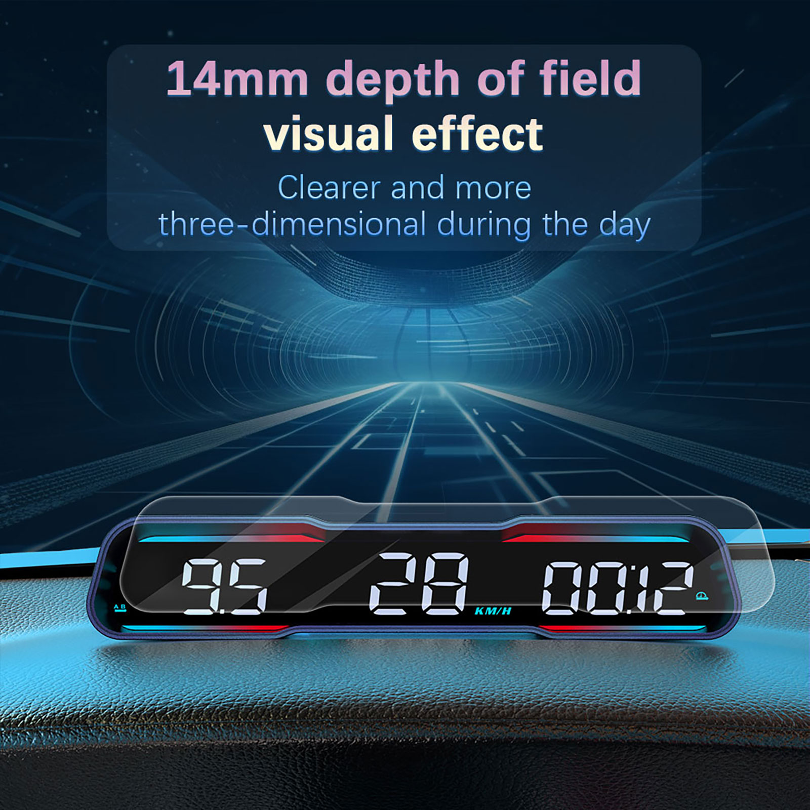 อุปกรณ์เสริมรถยนต์ GPS HUD G19 - Car Heads Up Display Navigation บทวิจารณ์และราคา