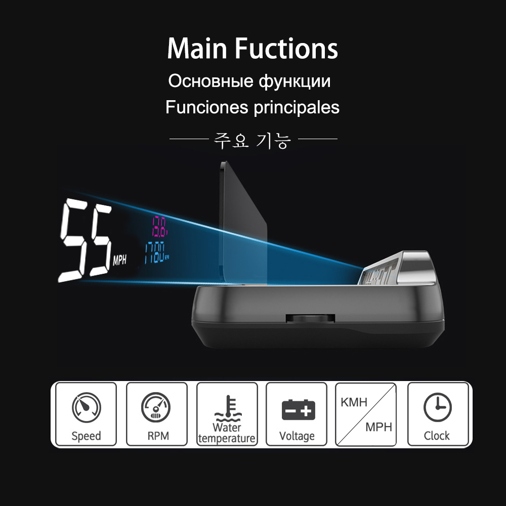 Vjoycar 2023 Update Auto-Liftก - Car Heads Up Display Navigation บทวิจารณ์และราคา