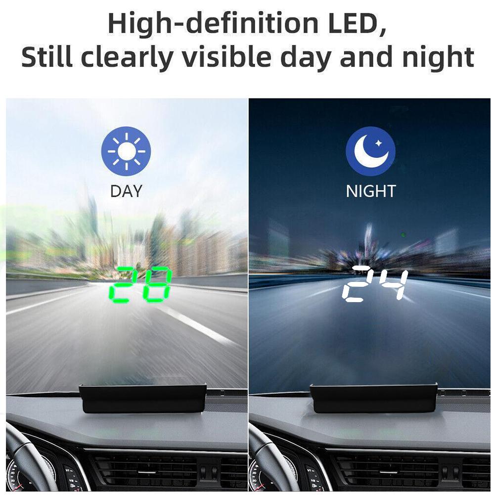 ระบบ GPS ติดกระจกหน้ารถยนต์202 - Car Hud Head Up Display Gps บทวิจารณ์และราคา