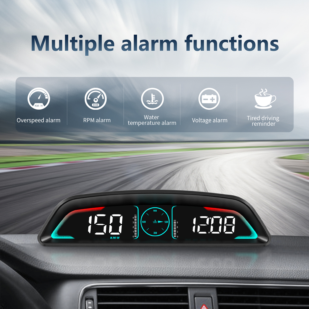 B3 OBD2 HUD มัลติฟังก์ชั่นสมาร - Hud Obd2 Multi Function Alarm บทวิจารณ์และราคา
