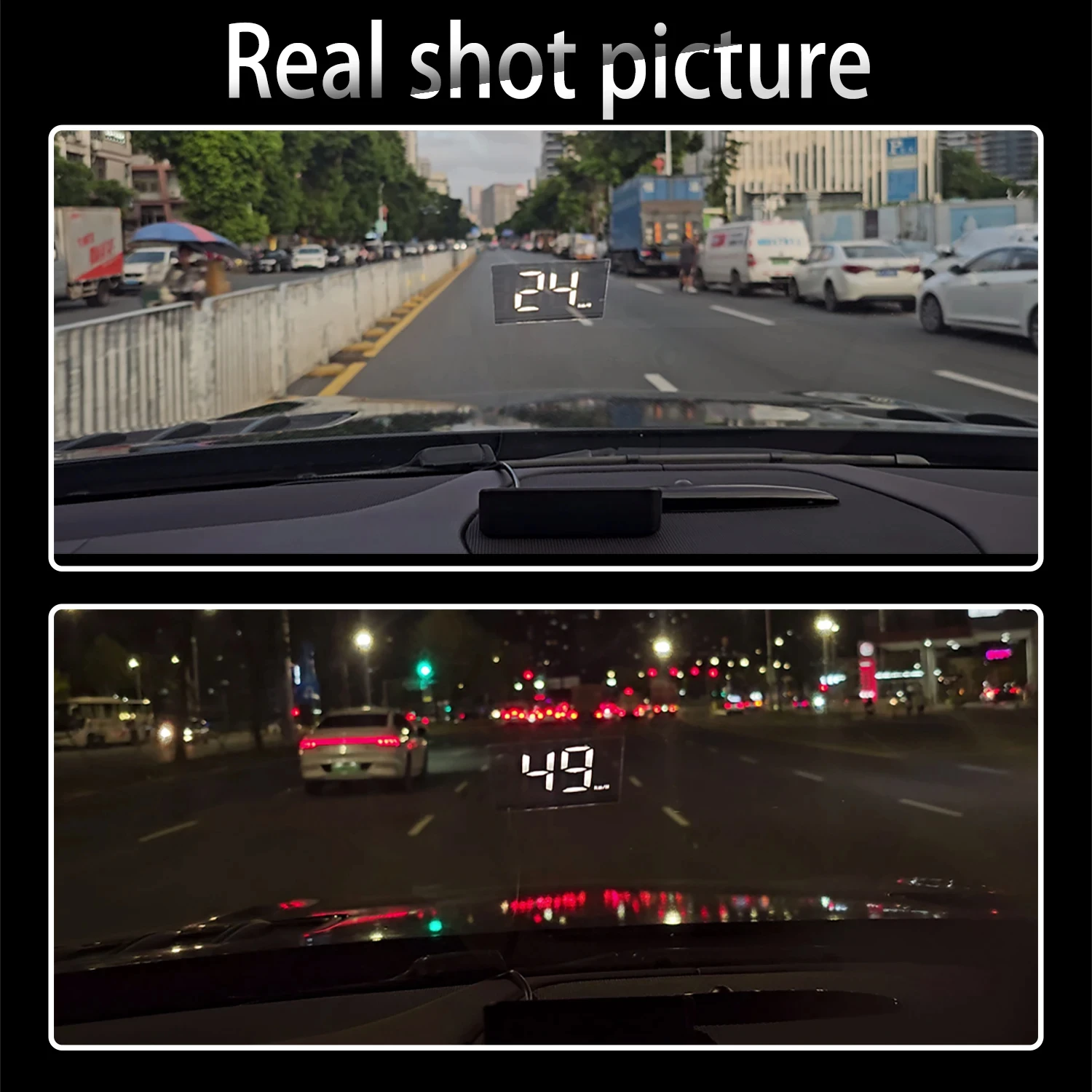 M2 HUD จอแสดงผลบนกระจกหน้ารถ G - Car Heads Up Display Navigation บทวิจารณ์และราคา