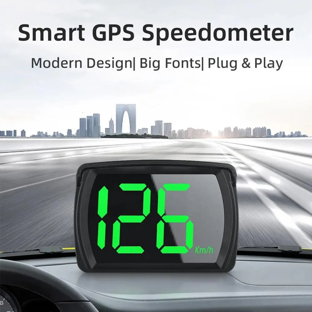 มาตรวัดความเร็ว GPS แบบดิจิตอล - Hud Speedometer Digital Universal บทวิจารณ์และราคา