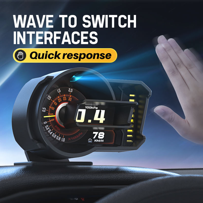 OBD2+GPS HUD จอแสดงผลบนกระจกหน - Hud Obd2 Multi Function Alarm บทวิจารณ์และราคา