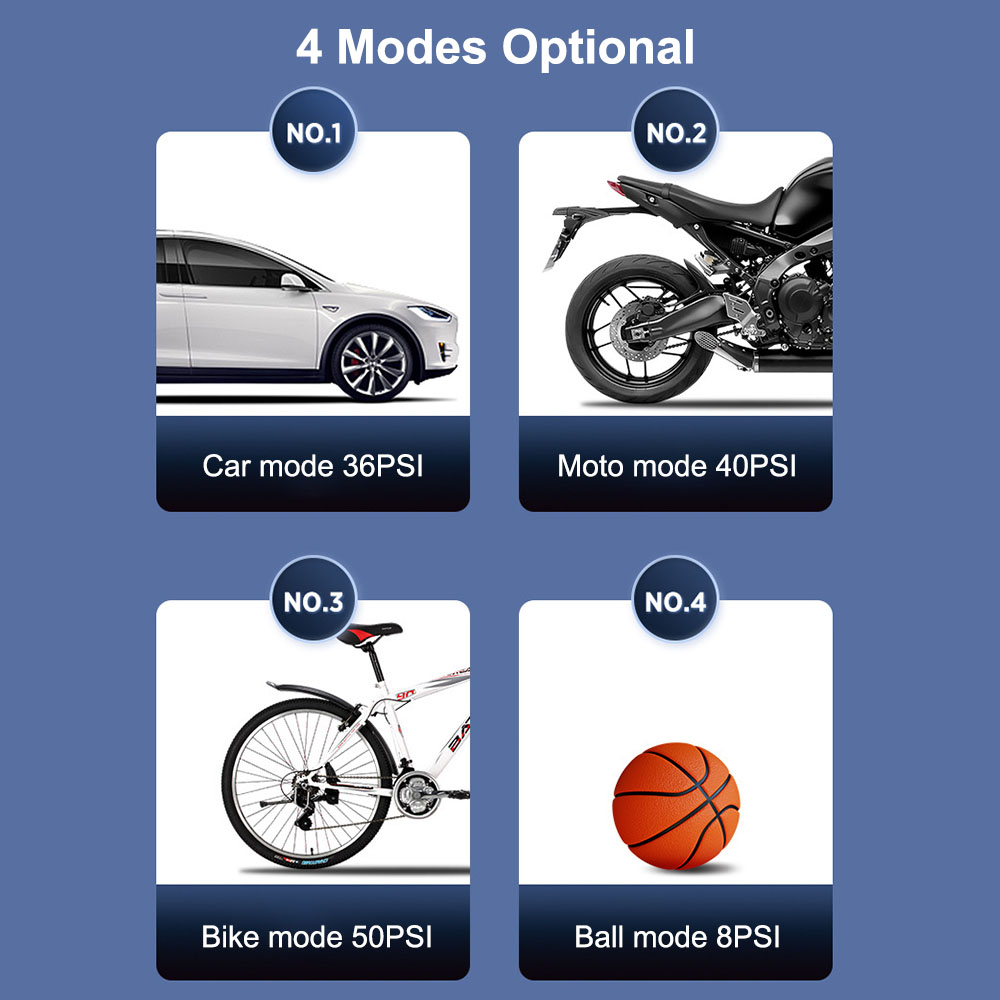 เครื่องเติมลมยางแบบพกพาพร้อมไฟ - Hud Display With Tire Pressure บทวิจารณ์และราคา
