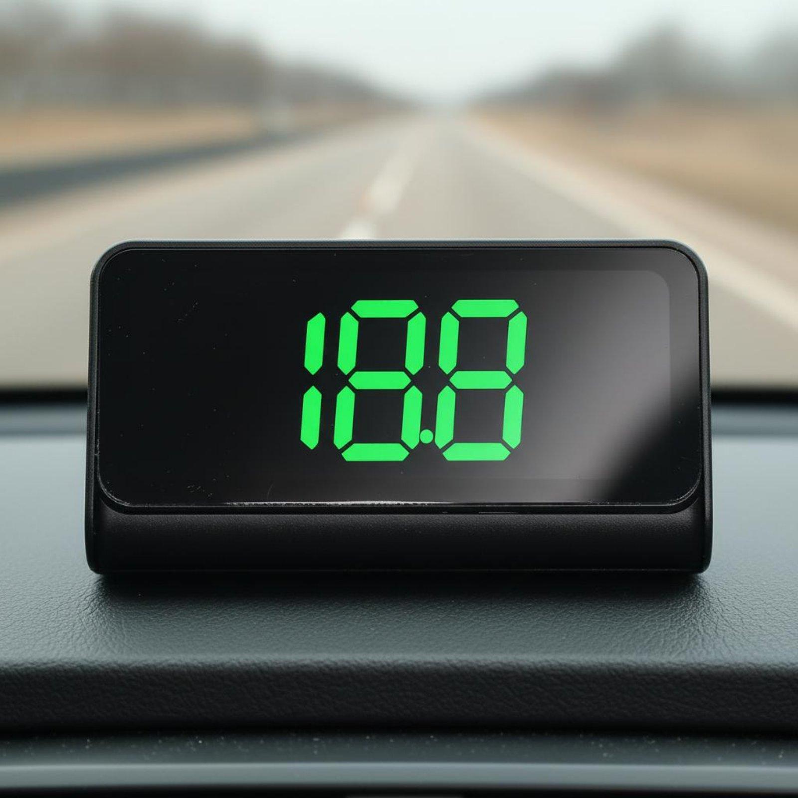 มาตรวัดความเร็วรถยนต์ดิจิตอลแบ - Hud Speedometer Digital Universal บทวิจารณ์และราคา