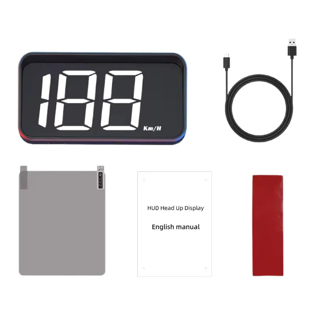 จอแสดงผลบนกระจกหน้ารถ HD M2 พร - Hud Speedometer Digital Universal บทวิจารณ์และราคา